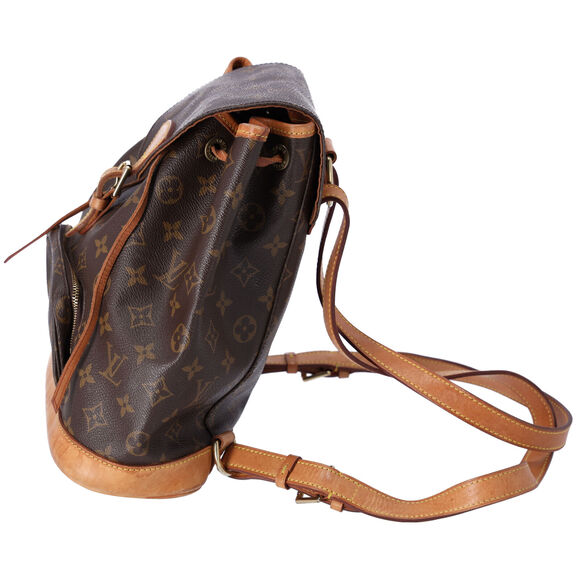 Louis Vuitton Montsouris MM Backpack M51136 Brown Monogram - Picture 3 of 8
